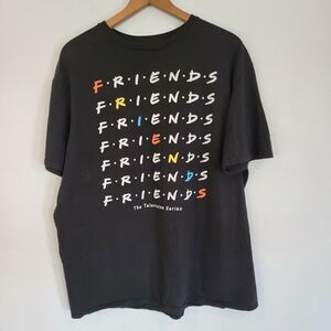 friends tv show t shirt size large 46-48 black short sleeve XL